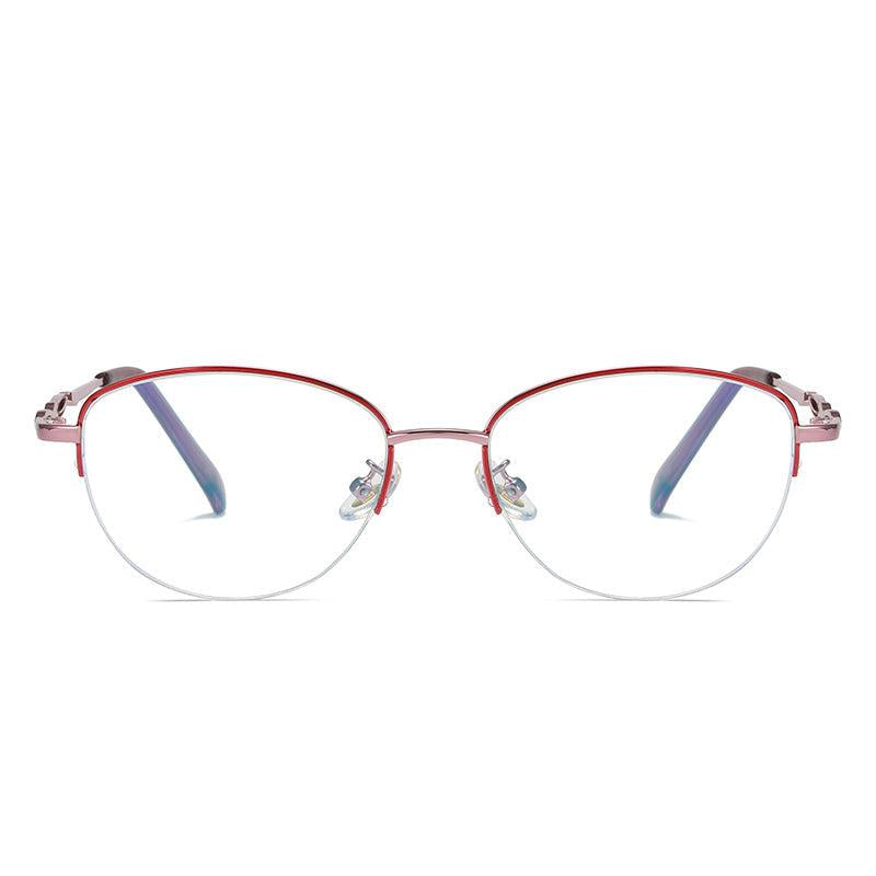 Metal Full Frame Reading Glasses 1pc 1.0-4.0 Strength
