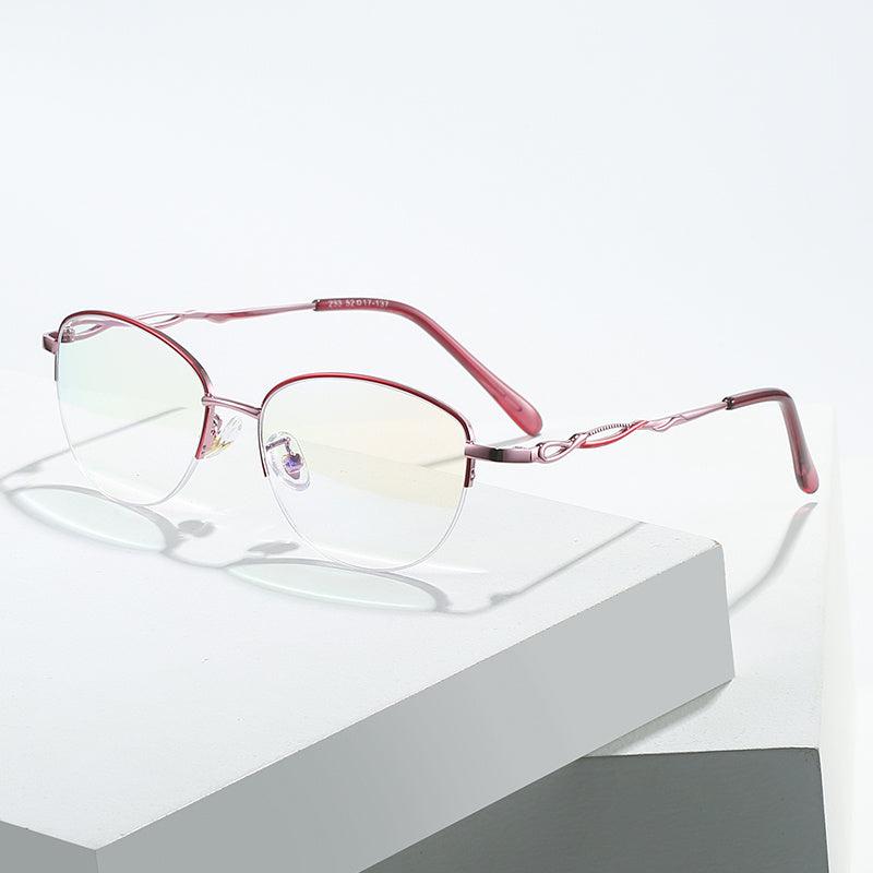 Metal Full Frame Reading Glasses 1pc 1.0-4.0 Strength