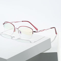 Metal Full Frame Reading Glasses 1pc 1.0-4.0 Strength