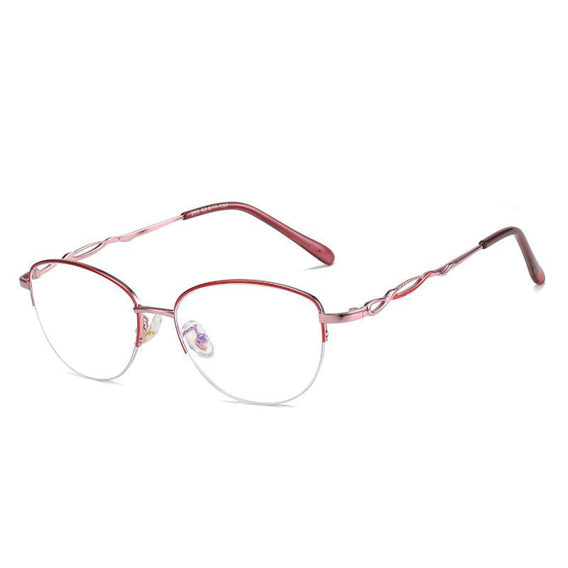 Metal Full Frame Reading Glasses 1pc 1.0-4.0 Strength