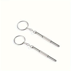 2pcs 3 in 1 Multifunctional Glasses Screwdriver Portable Repair Tool