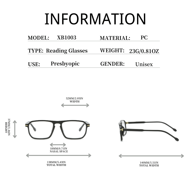 Colorful Presbyopia Reading Glasses Unisex Men Women Corrective Eyeglasses