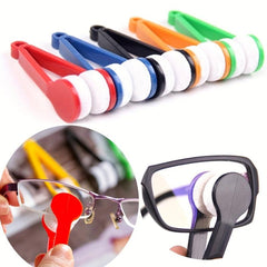 Mini Sunglasses Eyeglass Microfiber Cleaner Soft Brush