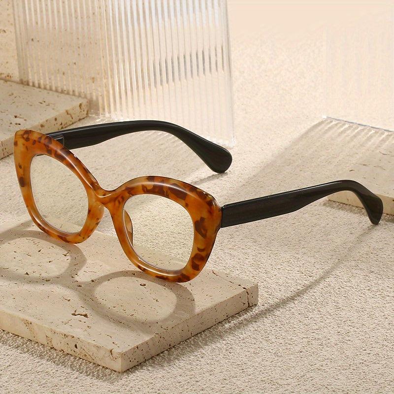 Plastic Frame Light Blocking Lens Oprah Style Glasses