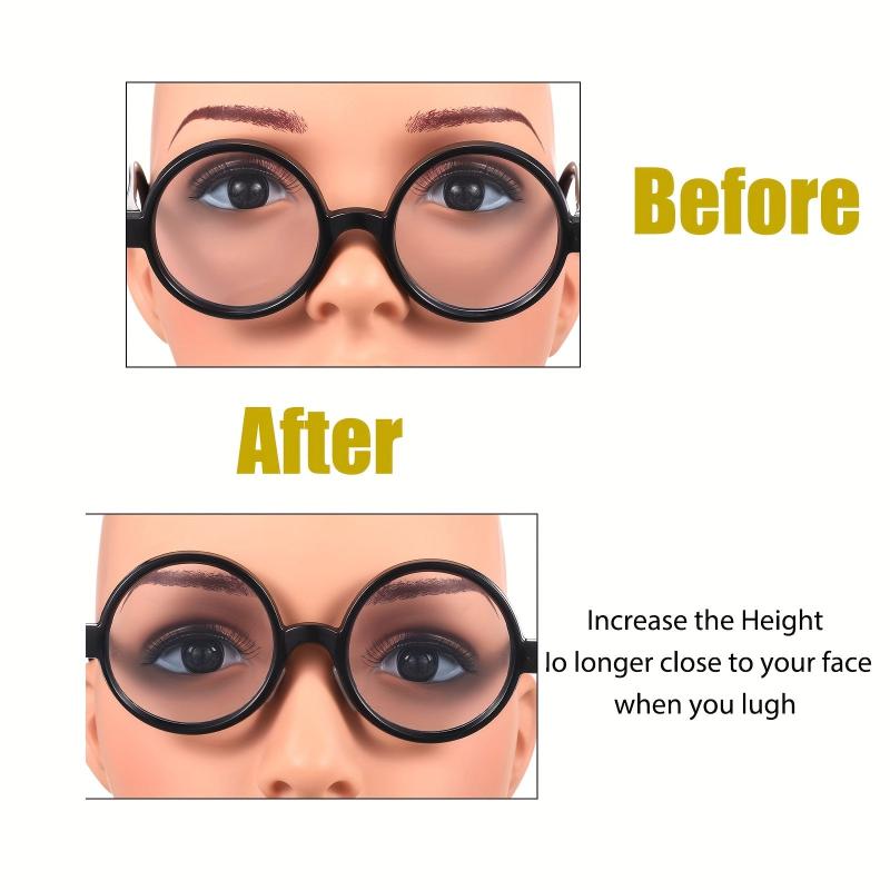 10 Pairs Silicone Adhesive Nose Pads for Glasses & Sunglasses