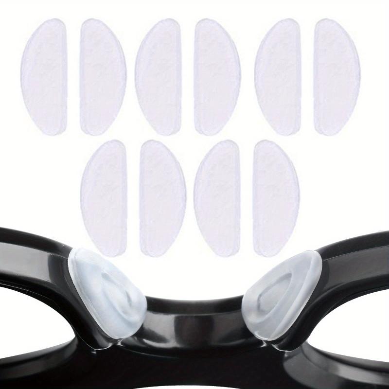 10 Pairs Silicone Adhesive Nose Pads for Glasses & Sunglasses