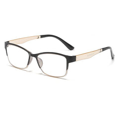 Flexible Frame Squared Light Blocking Lens Reading Glasses