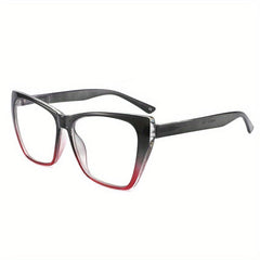 Cat Eye Reading Glasses for Women, Light Blocking Anti Glare UV Computer Glasses