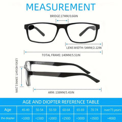 Light Blocking Reading Glasses Computer Gaming Eye Glasses Men Women