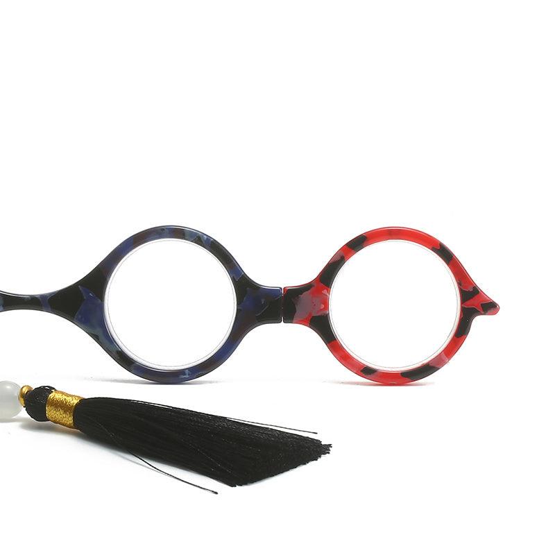Foldable Presbyopia Reading Glasses Frame Handheld PC Unisex Men Women 1.0-4.0