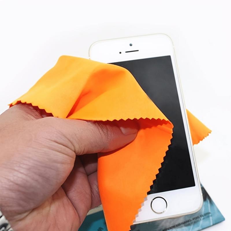 20pcs Thickened Knitted Fabric Cleaning Cloth for Glasses & Screens