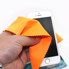20pcs Thickened Knitted Fabric Cleaning Cloth for Glasses & Screens