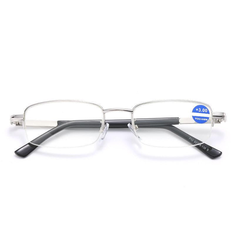 Metal Frame Light Blocking Reading Glasses