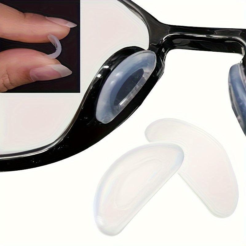 5Pairs Adhesive D-Shaped Non-Slip Silicone Nose Pads for Glasses