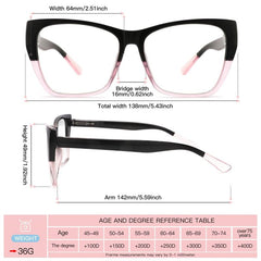 4Pack Light Blocking Glasses Women's Butterfly Frame Computer Readers