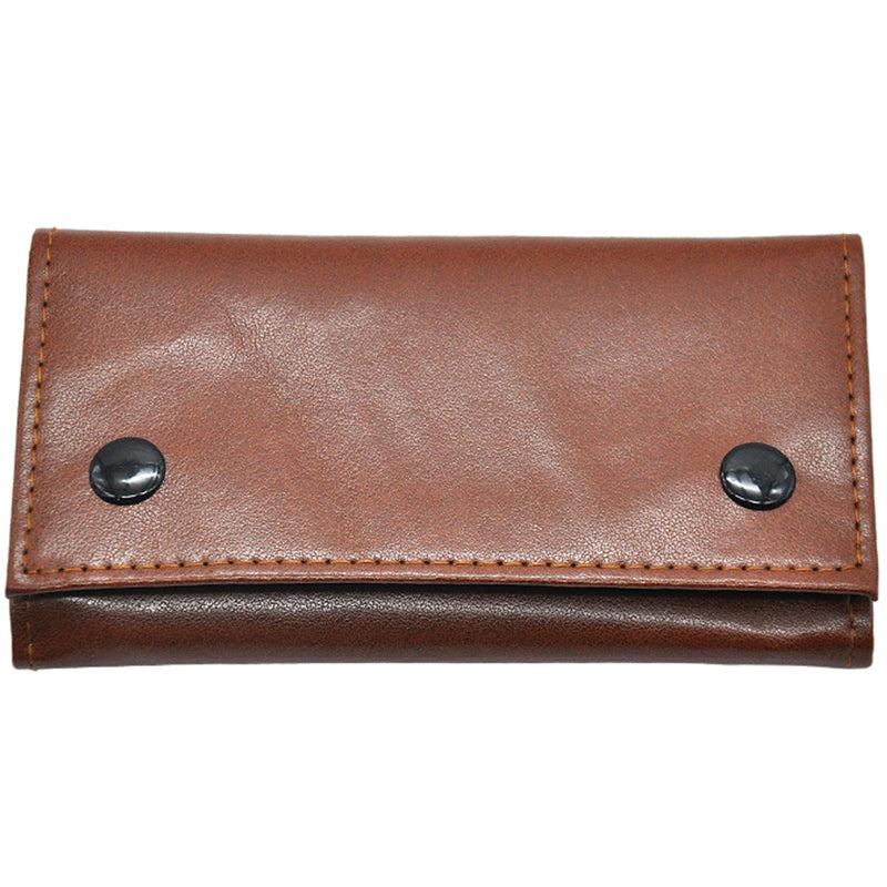 PU Leather Tobacco Pouch Bag Cigarette Rolling Pipe Case Wallet Zipper