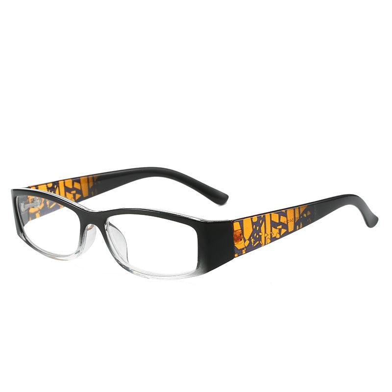 Squared Full Rim Frame Presbyopia Corrective Eyeglasses 1.0-4.0 Reading Glasses