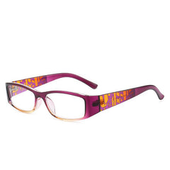 Squared Full Rim Frame Presbyopia Corrective Eyeglasses 1.0-4.0 Reading Glasses