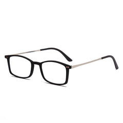 Metal Frame Portable Reading Glasses with Case Sticker