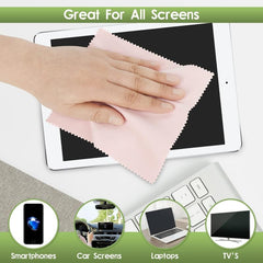 12pcs Microfiber Cleaning Cloths Multicolor Glasses Cleaning Cloth