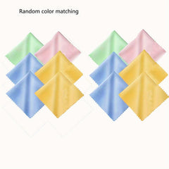 12pcs Microfiber Cleaning Cloths Multicolor Glasses Cleaning Cloth