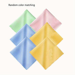 12pcs Microfiber Cleaning Cloths Multicolor Glasses Cleaning Cloth