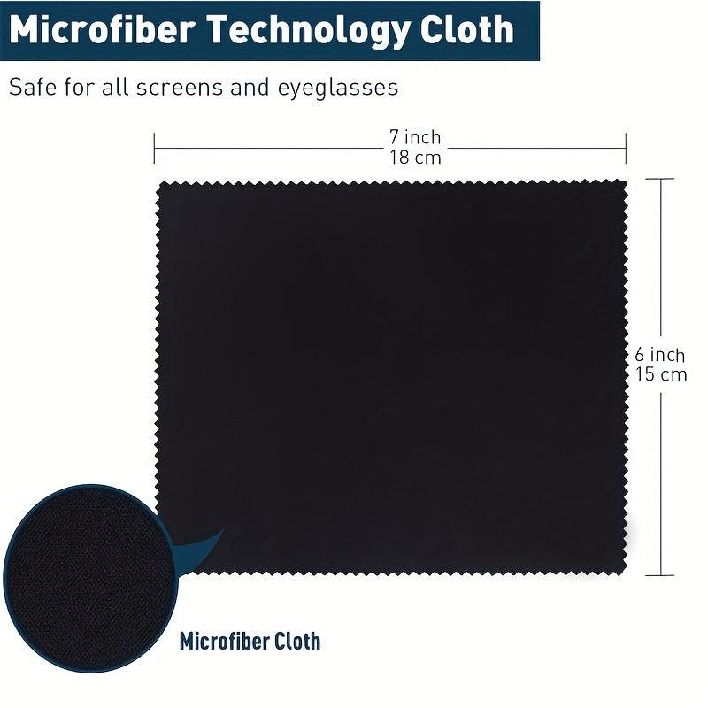 12pcs Microfiber Cleaning Cloths Multicolor Glasses Cleaning Cloth