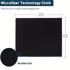 12pcs Microfiber Cleaning Cloths Multicolor Glasses Cleaning Cloth