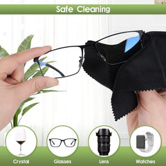 12pcs Microfiber Cleaning Cloths Multicolor Glasses Cleaning Cloth