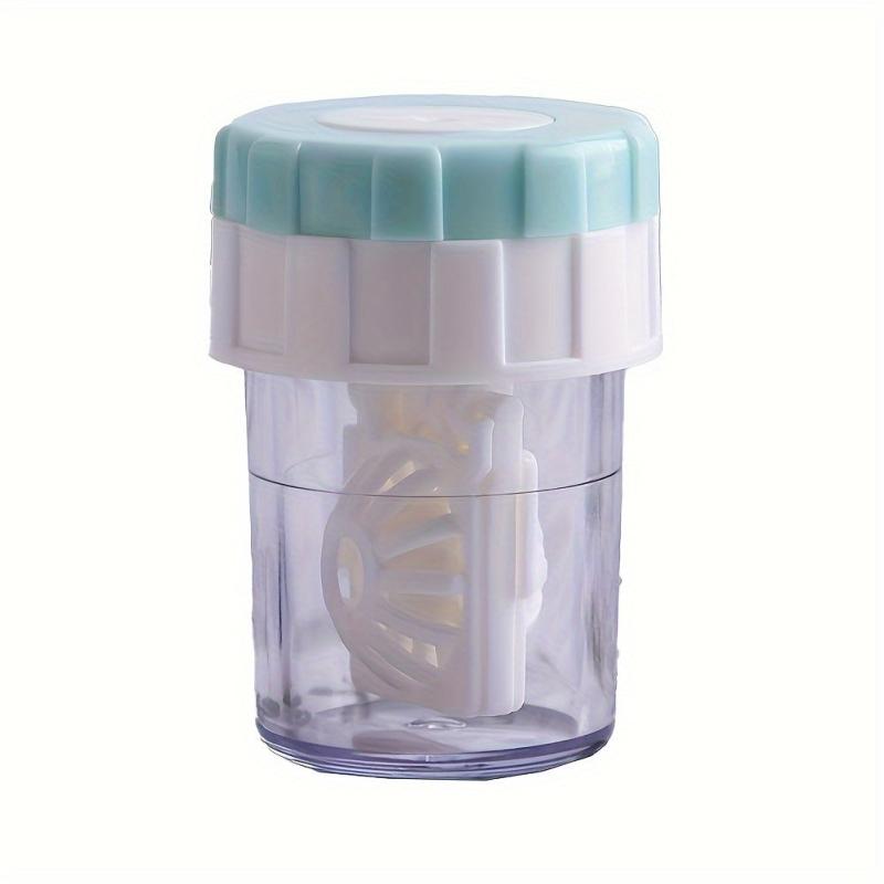 Portable Rotation Lens Cleaning Container for Daily Use