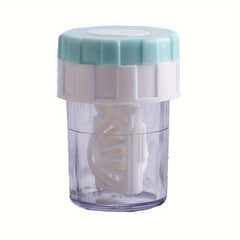 Portable Rotation Lens Cleaning Container for Daily Use