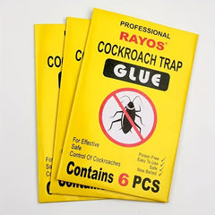 12pcs Cockroach Trap Glue Sticker Strong Inset Cleaner