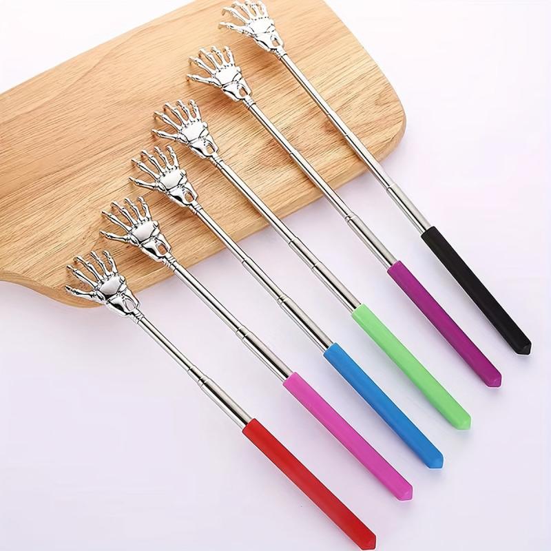 Adjustable Telescopic Back Scratcher Ghost Claw Stainless Steel Massager