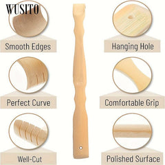 99cm Bamboo Back Scratcher Wooden Long Handle Gift for Men Women Kid
