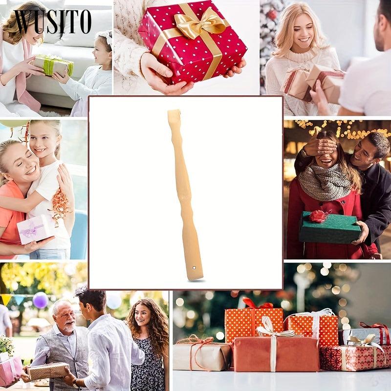 Bamboo Back Scratcher Wooden Long Handle Portable Scratcher