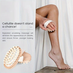 Wooden Body Brush Hand Held Massager Head Scalp Massage Tool