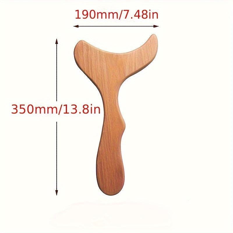 Wooden Gua Sha Tool for Lymphatic Drainage Massage