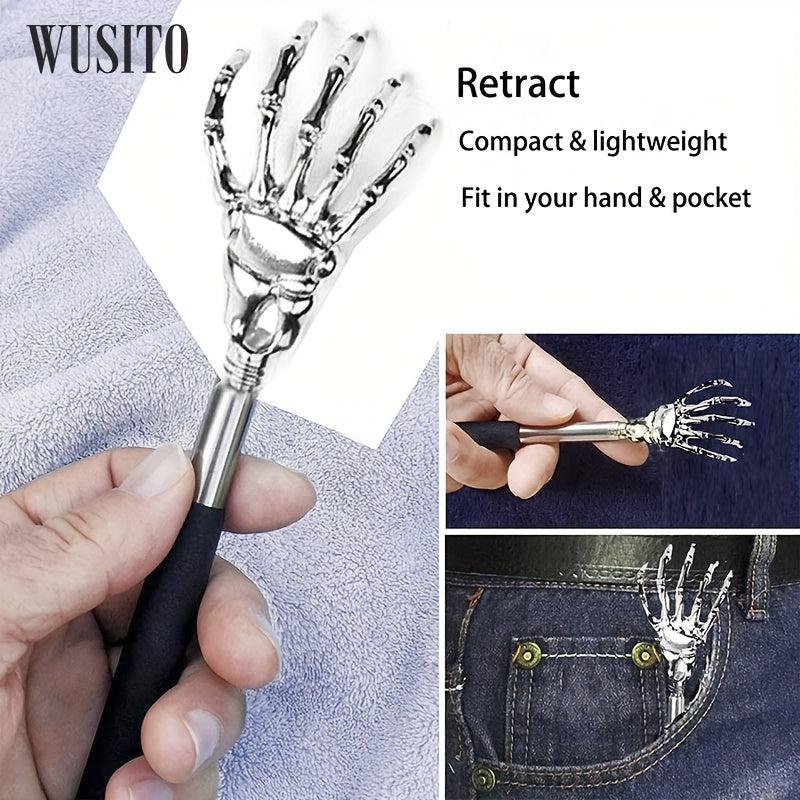 Stainless Steel Telescoping Back Scratcher with Gift Bag