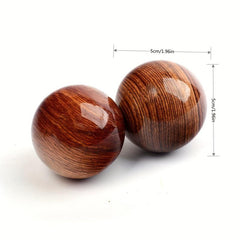 Rosewood Hand Massage Balls - Stress Relief Gift