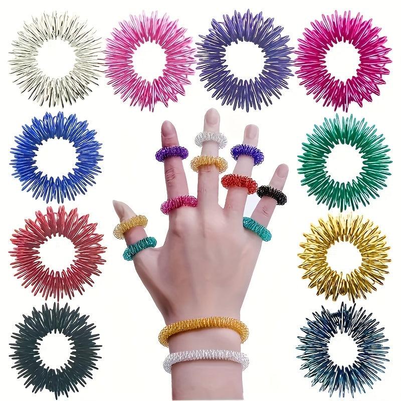 Mini Finger Pressure Massage Rings - Relax Your Fingers and Toes