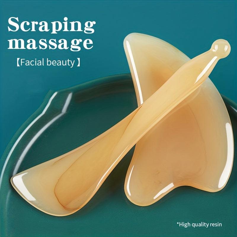 2pcs OX Horn Gua Sha Massage Tool for Face & Body Anti Aging Skin Care