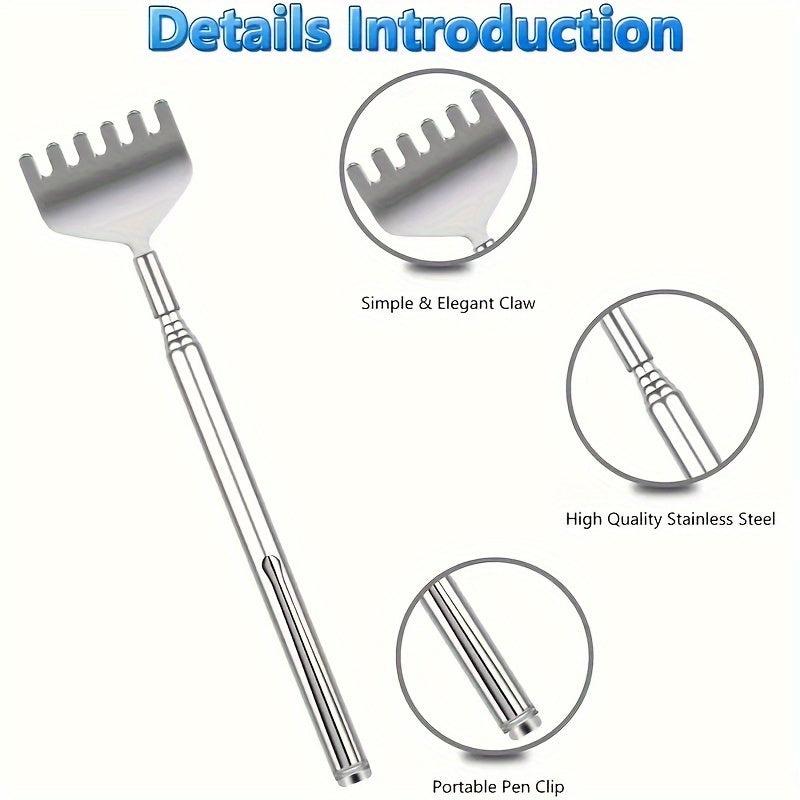 Telescoping Back Scratcher Stainless Steel Rod