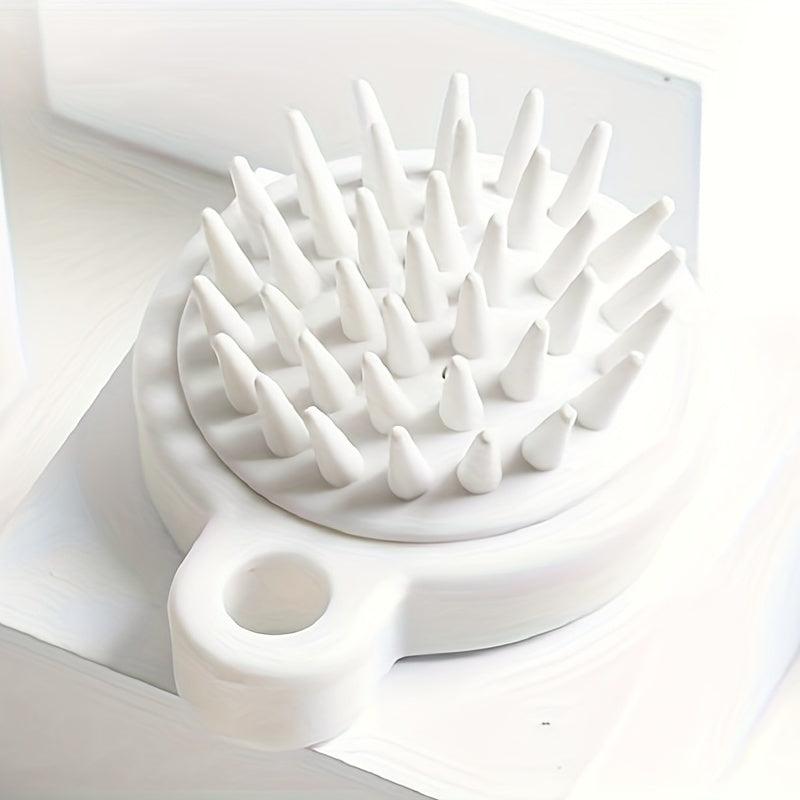 Silicone Head Massage Comb for Scalp Cleansing