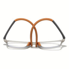 Men's Business Style Reading Glasses Anti Light Presbyopia Glasses