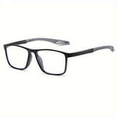 Men's Business Style Reading Glasses Anti Light Presbyopia Glasses