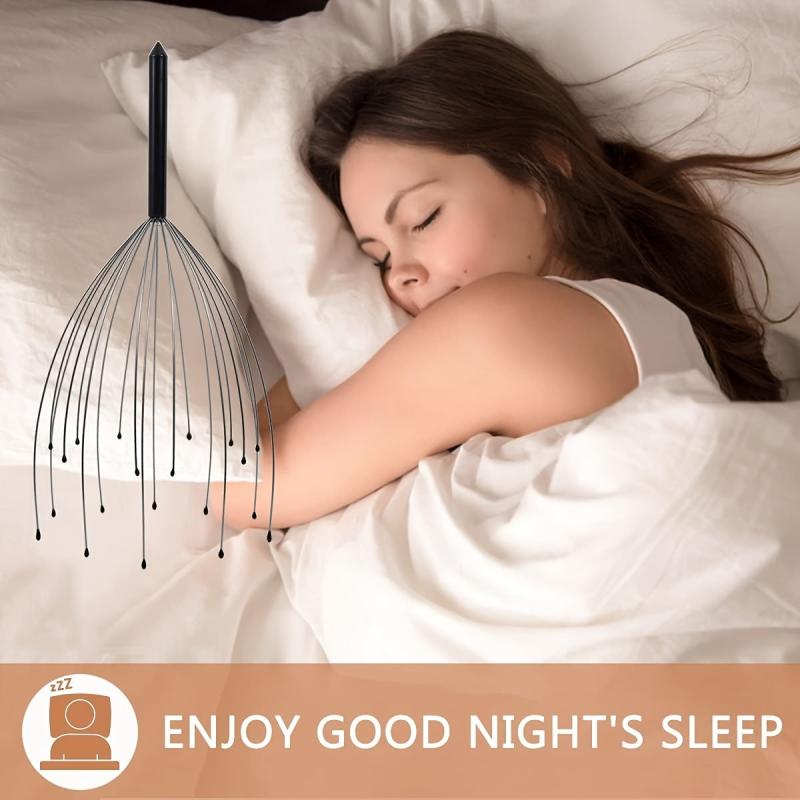 2pcs Head Massager Scratcher Handheld Scalp Massage For Relaxation