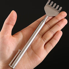 1pc Back Scratcher Stainless Steel Telescopic Anti Itch Claw Massager