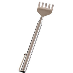1pc Back Scratcher Stainless Steel Telescopic Anti Itch Claw Massager