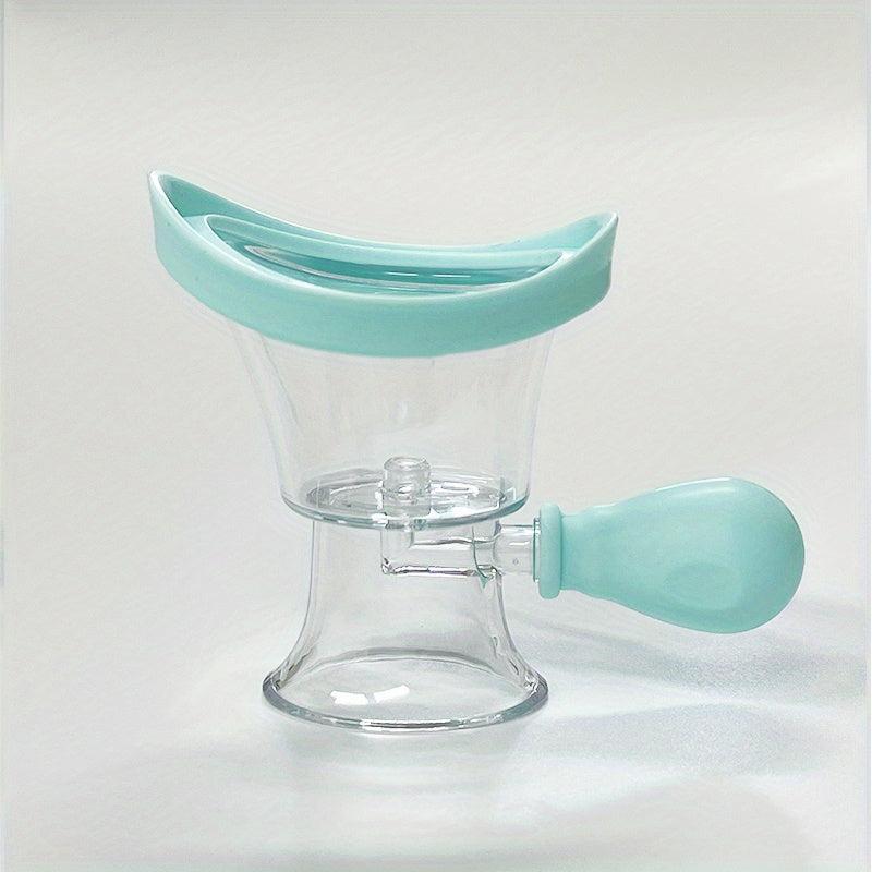 Portable Eye Washer Cup Manual Air Pressure Silicon Cleaning Tool