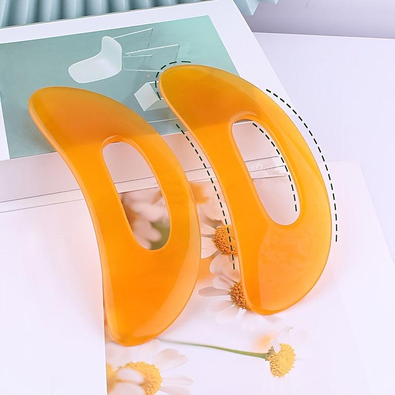 Gua Sha Massage Tool With Handle Resin Lymphatic Drainage Massager